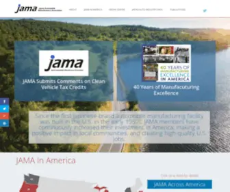 Jama.org(Japan Automobile Manufacturers Association (JAMA)) Screenshot