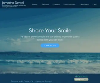 Jamachadental.com(El Cajon) Screenshot