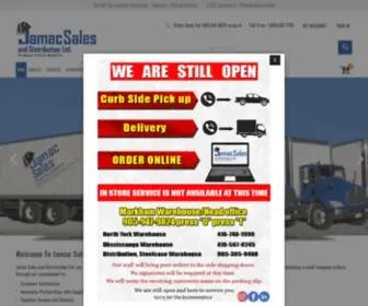 Jamacsales.com(Supplier of Construction and Restoration Products) Screenshot
