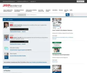 Jamaevidence.com(From The JAMA network and McGraw) Screenshot