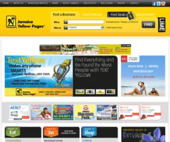 Jamaica.com(Jamaica Yellow Pages) Screenshot