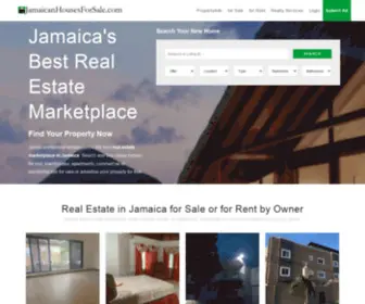 Jamaicanhousesforsale.com(Jamaican Real Estate Marketplace) Screenshot