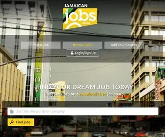 Jamaicanjobsonline.com(Jamaican Jobs online) Screenshot