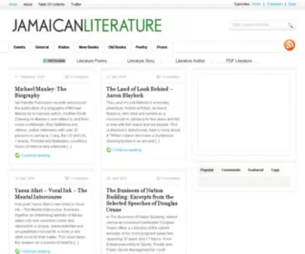 Jamaicanliterature.com(Jamaican Literature.Com ) Screenshot