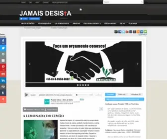 Jamaisdesista.com.br(Portal Jamais Desista) Screenshot