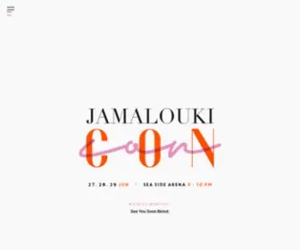 Jamaloukicon.com(The Fashion and Beauty Festival 2019) Screenshot