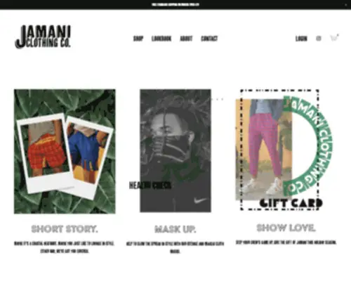 Jamaniclothingco.com(JAMANI CLOTHING CO) Screenshot