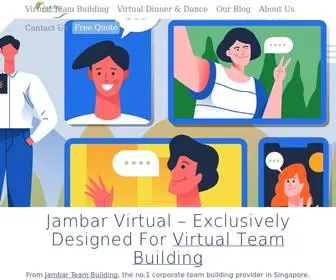 Jambarvirtual.com(Jambar Virtual Team Building Singapore) Screenshot