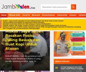 Jambivalen.com(Portal berita jambi) Screenshot