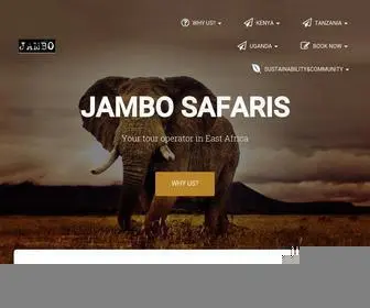 Jambosafaris.no(Jambo safaris) Screenshot