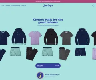 Jambys.com(Performance Inactivewear) Screenshot