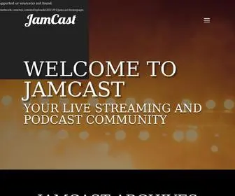 Jamcastnetwork.com(Home) Screenshot