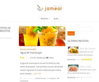 Jamear.com(Recetas de comida) Screenshot