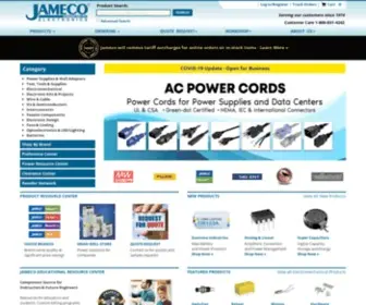 Jameco.com(Electronic Store) Screenshot