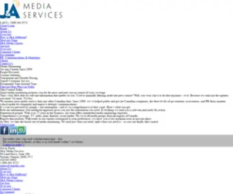 Jamedia.com(J & A Media Services) Screenshot