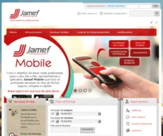 Jamef.com.br(Jamef Transportes) Screenshot