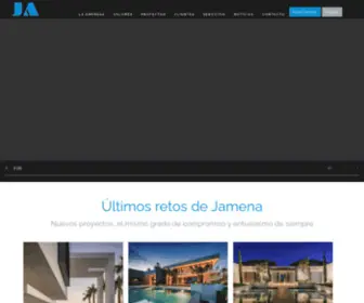 Jamena.com(Jamena Construcciones. Urbanización) Screenshot