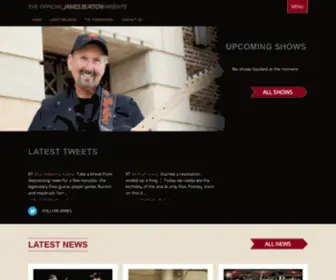 James-Burton.net(The Official James Burton Website) Screenshot