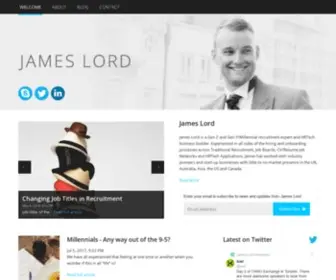 James-Lord.com(James Lord) Screenshot