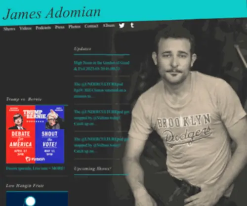 Jamesadomian.com(James Adomian) Screenshot
