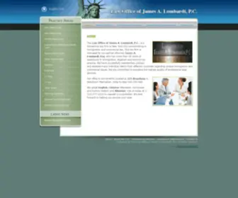 Jamesalombardi.com(Law Office of James A) Screenshot