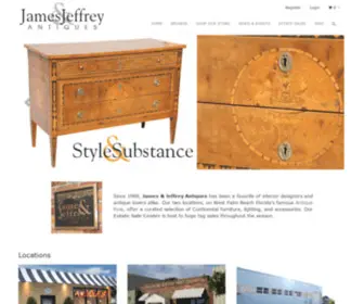 Jamesandjeffrey.com(James & Jeffrey Antiques) Screenshot