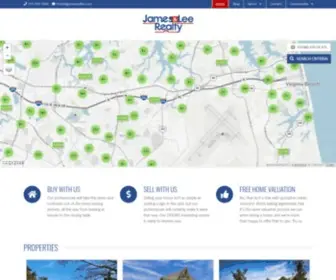 Jamesandlee.com(James and Lee Realty) Screenshot