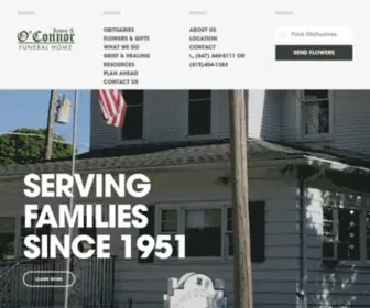 Jamesaoconnorfuneralhome.com(James A. O'Connor Funeral Home and Cremation Services) Screenshot