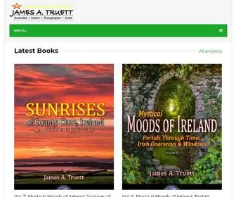 Jamesatruett.com(Official site of bestselling Irish writer/photographer James A. Truett. Beauty) Screenshot
