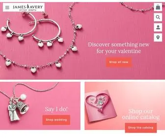 Jamesavery.com(James Avery Artisan Jewelry) Screenshot