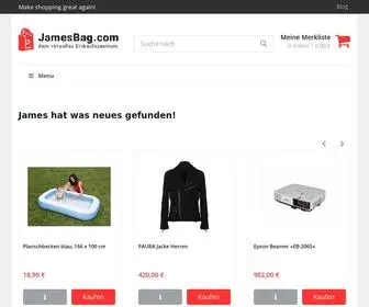 Jamesbag.com(Dein virtuelles Einkaufszentrum) Screenshot