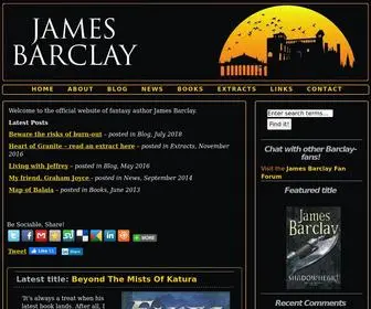 Jamesbarclay.com(James Barclay) Screenshot