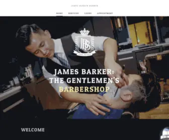 Jamesbarkerbarber.com(JAMES BARKER BARBER) Screenshot