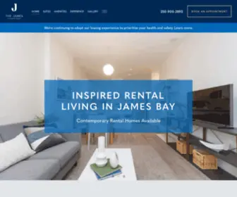 Jamesbayliving.com(Contemporary Rental Living in James Bay) Screenshot