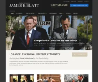 Jamesblatt.com(Los Angeles Criminal Defense Attorney) Screenshot