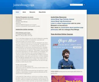 Jamesboagyoga.com(jamesboagyoga) Screenshot