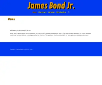 Jamesbondjr.net(James Bond Jr) Screenshot