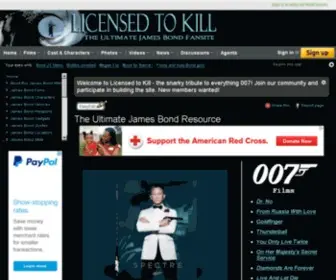 Jamesbondwiki.com(James Bond Wiki) Screenshot