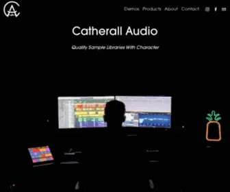 Jamescatherall.com(Catherall Audio) Screenshot