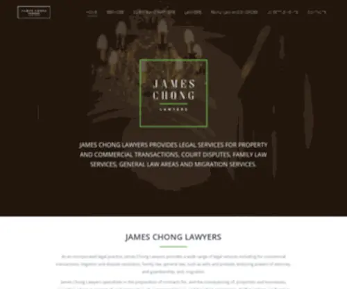 Jameschonglawyers.com.au(James Chong Lawyers) Screenshot