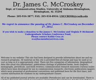 Jamescmccroskey.com(James C) Screenshot