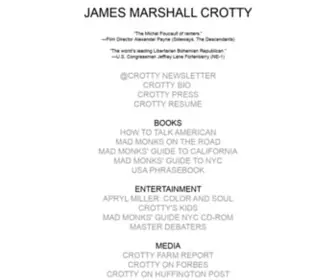 Jamescrotty.com(JAMES MARSHALL CROTTY) Screenshot