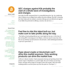 Jamescrypto.com(Crypto Currency News and Insights) Screenshot