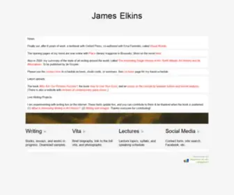 Jameselkins.com(James Elkins) Screenshot