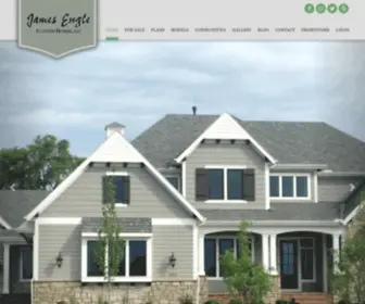 Jamesengle.com(James Engle Custom Homes) Screenshot
