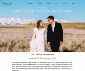 Jameserickphotographyutah.com(Utah Wedding Photographers) Screenshot