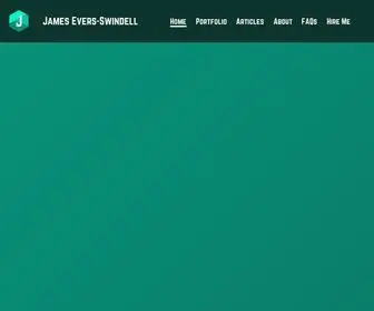 Jamesevers.co.uk(Freelance WordPress Developer in Shropshire) Screenshot