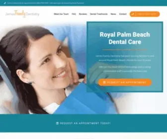 Jamesfamilydentistry.com(Best Dentist in Royal Palm Beach) Screenshot