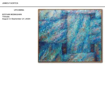 Jamesfuentes.com(James Fuentes Gallery) Screenshot