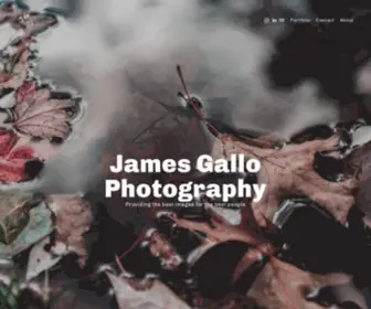 Jamesgallophotography.com(I am a photographer) Screenshot